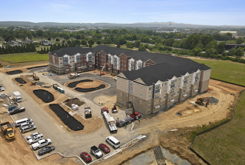 Construction is underway at the Cascades of Frederick | Morgan Keller
